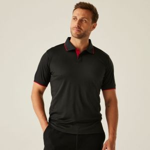 Polo majica - Professional Navigate Crno_crvena_48B