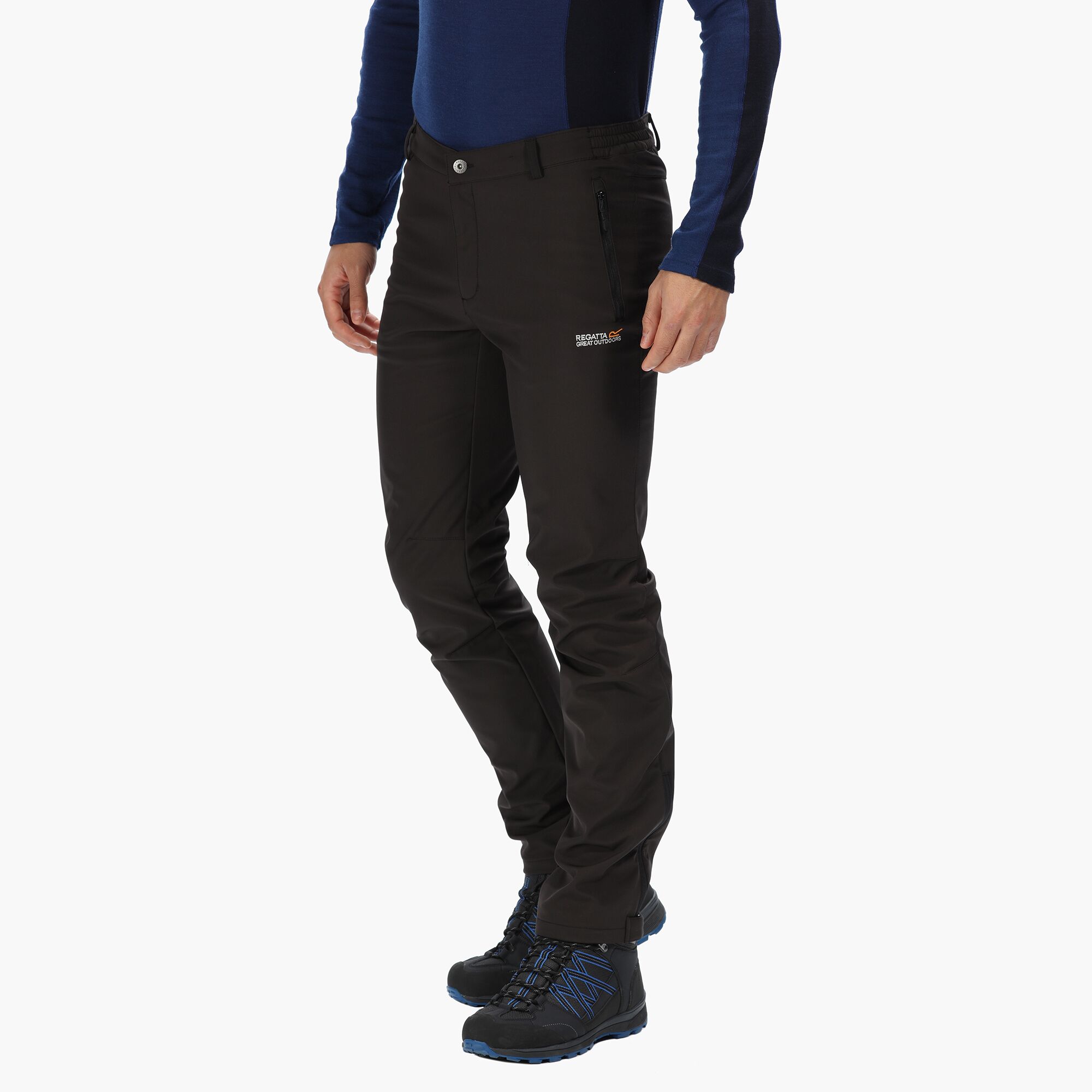 Men's revere ski pants ebony grey texture